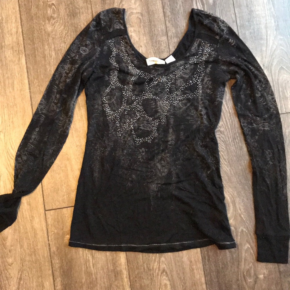 Distressed Miss Me Jewel Top